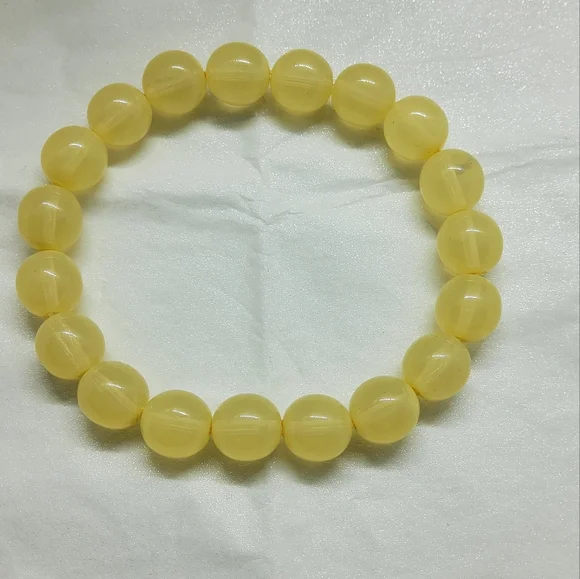 Lemon Quartz Stretch Bracelet - Picture 4 of 6